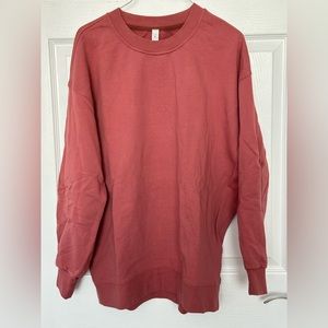 Lululumen Perfectly oversized crew size 6 - rose color